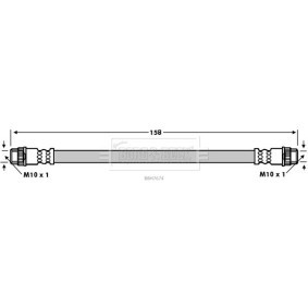 Bremsschlauch von BORG & BECK günstig für 22,83 €