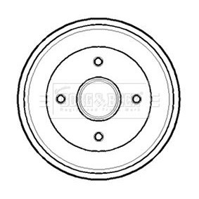 Acquista Tamburo freno da BORG & BECK BBR7138 a buon mercato per soli 73,97 €