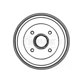 Acquista Tamburo freno da BORG & BECK BBR7205 a buon mercato per soli 52,69 €