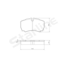 Acquista Kit pastiglie freni da STARLINE BD S432 a buon mercato per soli 24,02 €