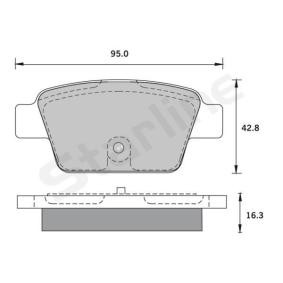 Acquista Kit pastiglie freni da STARLINE BD S836P a buon mercato per soli 9,87 €