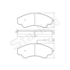 Acquista Kit pastiglie freni da STARLINE BD S840P a buon mercato per soli 36,44 €