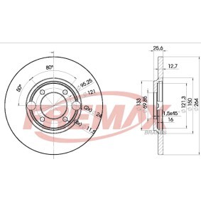 Comprar Disco de freno de FREMAX BD-1504 a bajo precio de 73,88 €
