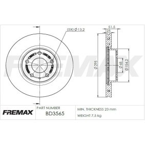 Acquista Disco freno da FREMAX BD-3565 a buon mercato per soli 58,06 €