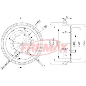 Comprar Tambor de freno de FREMAX BD-4804 a bajo precio de 78,01 €