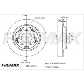 Acquista Disco freno da FREMAX BD-5270 a buon mercato per soli 40,43 €