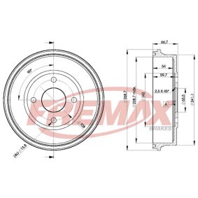 Comprar Tambor de freno de FREMAX BD-6631 a bajo precio de 69,08 €