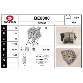 Køb Generator af SNRA BE8000 til den lave pris 1570,40 DKK