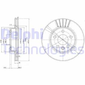Bremsscheibe von DELPHI