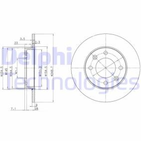 Bremsscheibe BG3653C für XSARA Break (N2) für 38,47 CHF