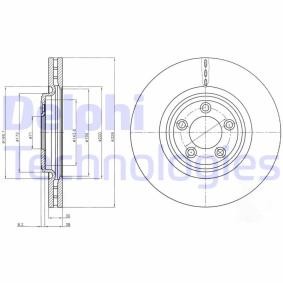Osta Jarrulevy DELPHI:llä BG4203C edullisesti hintaan 91,08 €