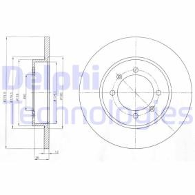 Acquista Disco freno da DELPHI BG4538C a buon mercato per soli 56,15 €