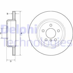 Bremsscheibe von DELPHI BG4664C