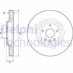 Bremsscheibe BG9166C für XE (X760) für 94,51 CHF