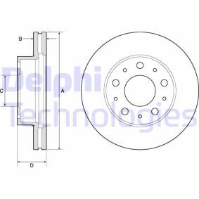 FIAT Bremsscheibe von DELPHI