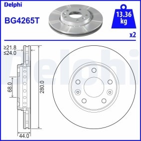 FIAT Radlagersatz von DELPHI