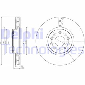 Acquista Kit cuscinetto ruota da DELPHI BK1283 a buon mercato per soli 88,33 €