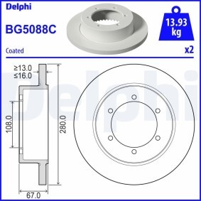 Køb Hjullejesæt af DELPHI BK448 til den lave pris 718,38 DKK