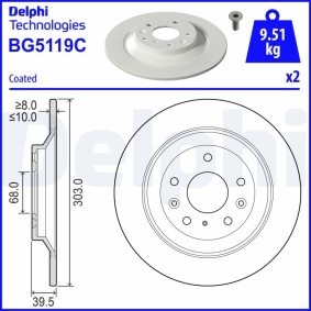 Køb Hjullejesæt af DELPHI BK504 til den lave pris 532,07 DKK