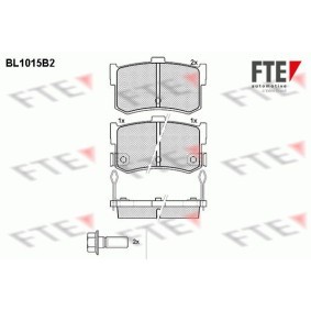 Bremsbeläge BL1015B2 von FTE günstig für 30,31 € online kaufen