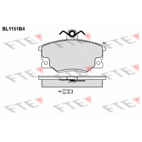 Bremsbeläge BL1151B4 von FTE günstig für 47,26 € online kaufen
