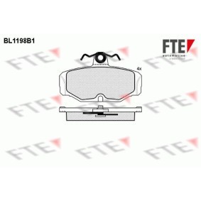 Bremsbeläge von FTE