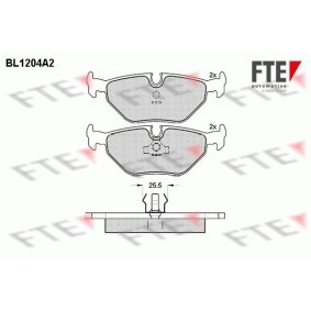 Comprar Juego de pastillas de freno de FTE BL1204A2 a bajo precio de 33,69 €