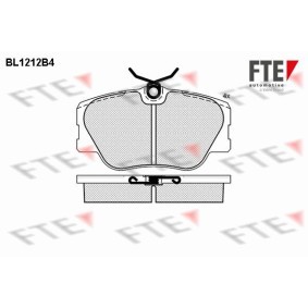 Bremsbeläge für MERCEDES-BENZ von FTE