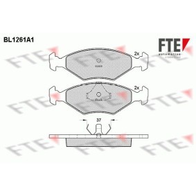 Acquista Kit pastiglie freni da FTE BL1261A1 a buon mercato per soli 60,93 €