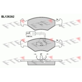Acquista Kit pastiglie freni da FTE BL1262A2 a buon mercato per soli 105,95 €