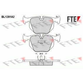 Acquista Kit pastiglie freni da FTE BL1281A2 a buon mercato per soli 31,33 €