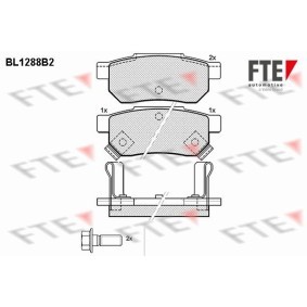 Compre Pastilhas de travão da FTE BL1288B2 a um preço baixo por 32,99 €
