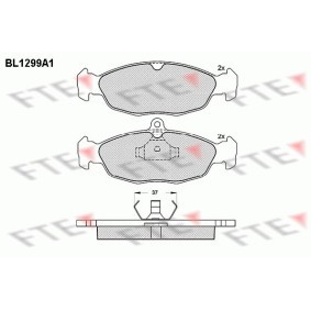 Compre Pastilhas de travão da FTE BL1299A1 a um preço baixo por 21,46 €