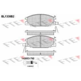 Acquista Kit pastiglie freni da FTE BL1338B2 a buon mercato per soli 59,24 €