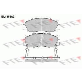 Achetez des Plaquettes de frein FTE BL1364A2 à prix pour 47,19 €