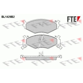 Acquista Kit pastiglie freni da FTE BL1429B2 a buon mercato per soli 29,04 €