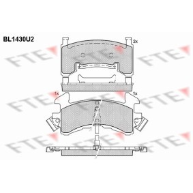 Acquista Kit pastiglie freni da FTE BL1430U2 a buon mercato per soli 121,92 €