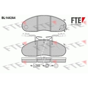 Acquista Kit pastiglie freni da FTE BL1442A4 a buon mercato per soli 58,91 €
