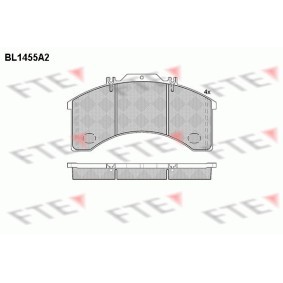 Bremsbeläge für IVECO von FTE