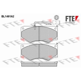 Bremsbeläge für IVECO von FTE