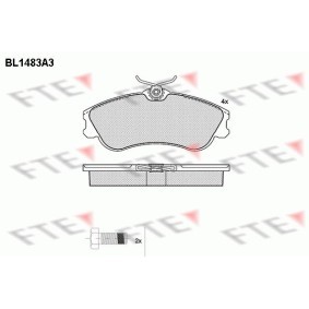 Bremsbeläge BL1483A3 von FTE günstig für 36,78 € online kaufen