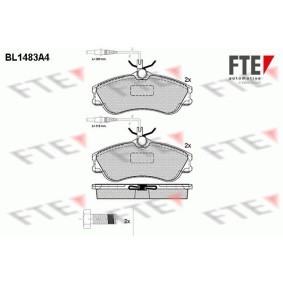 Bremsbeläge BL1483A4 von FTE günstig für 33,90 € online kaufen