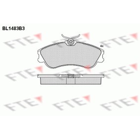 Bremsbeläge BL1483B3 von FTE günstig für 36,69 € online kaufen