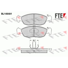 Bremsbeläge für PEUGEOT von FTE