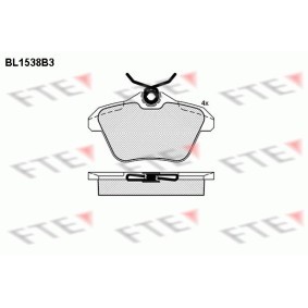 Bremsbeläge BL1538B3 von FTE günstig für 33,10 € online kaufen