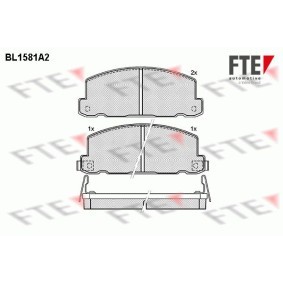 Acquista Kit pastiglie freni da FTE BL1581A2 a buon mercato per soli 42,64 €