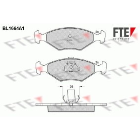 Bremsbeläge für FIAT von FTE