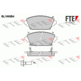 Bremsbeläge BL1668B4 von FTE günstig für 39,23 € online kaufen