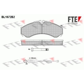 Bremsbeläge für IVECO von FTE