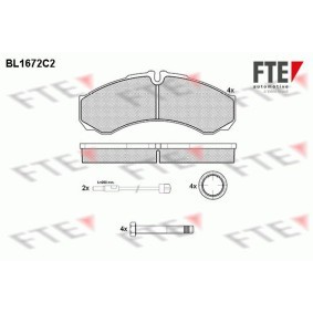 Acquista Kit pastiglie freni da FTE BL1672C2 a buon mercato per soli 36,05 €